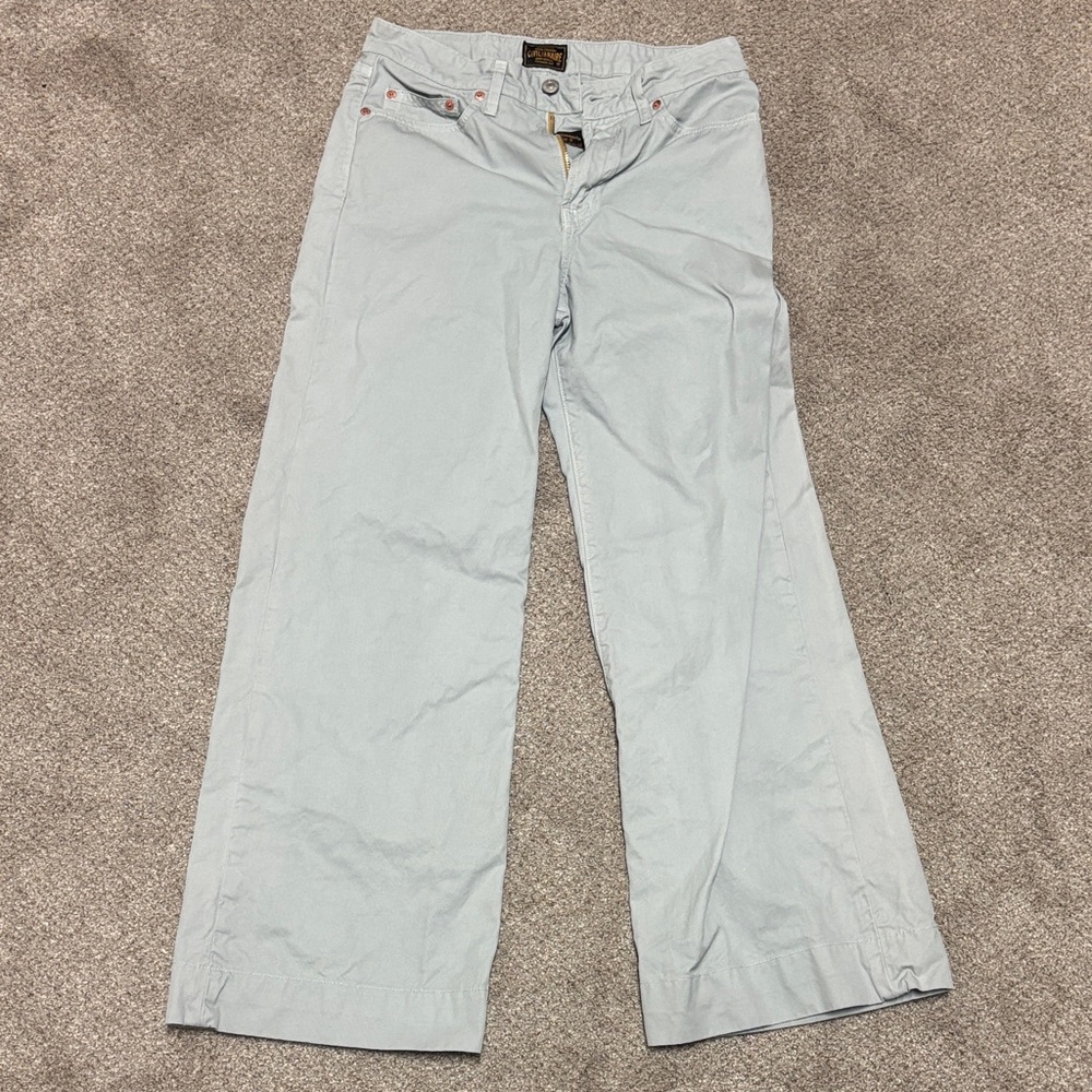 Light Blue Wide-Leg Pants - Civilanire